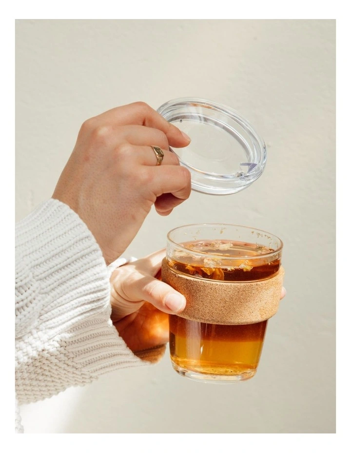 Brew Cork Quicksip M 12oz in Clear image 3