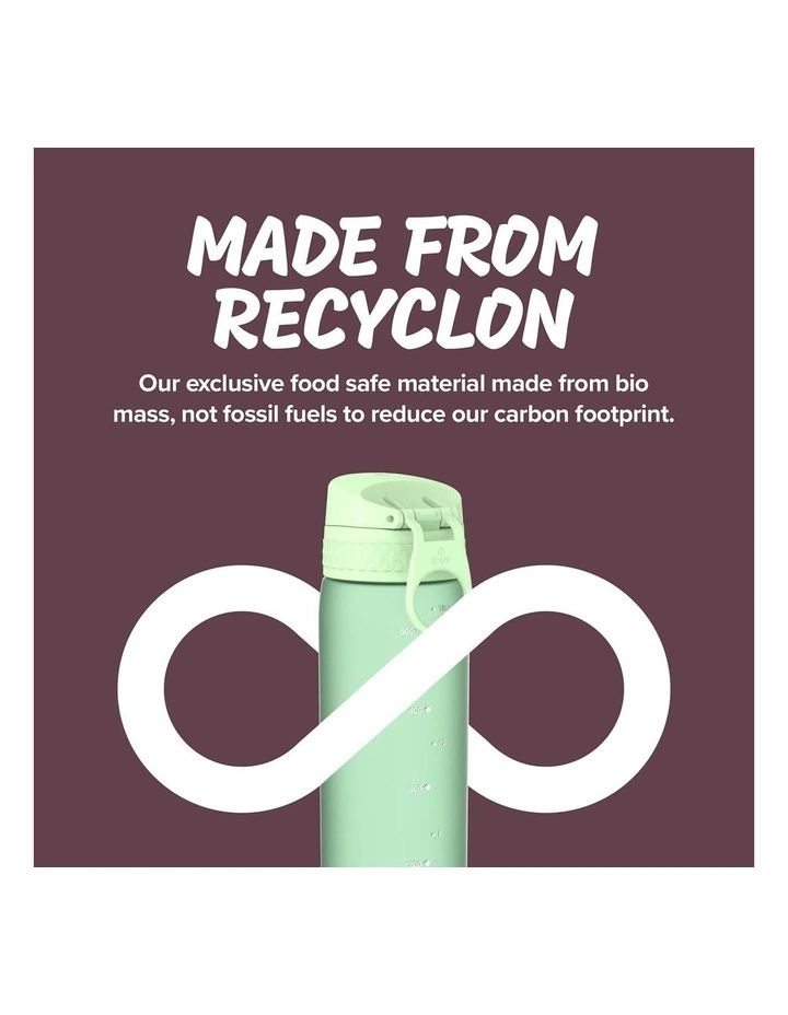 Recyclon Water Bottle 500ml in Surf Green image 4