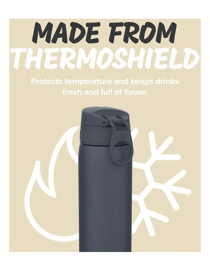 Slim Insulated Steel Bottle 500ml in Ash Navy image 4