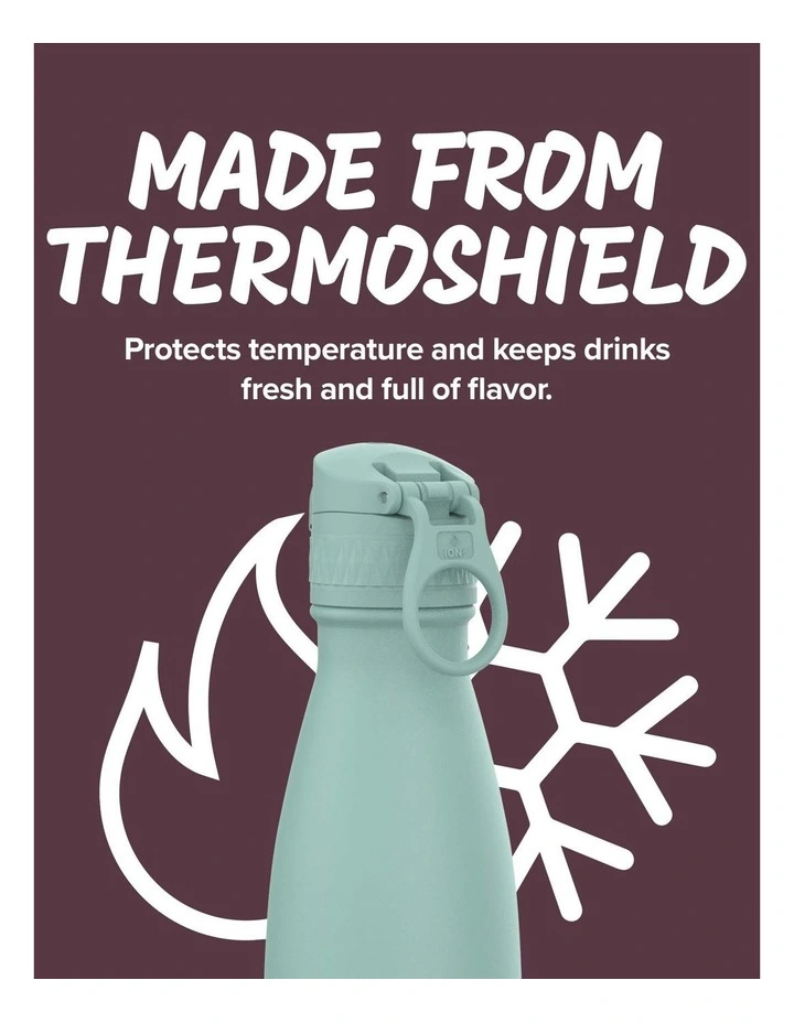 Mini Lid Insulated Steel Bottle 500ml in Turquoise image 5