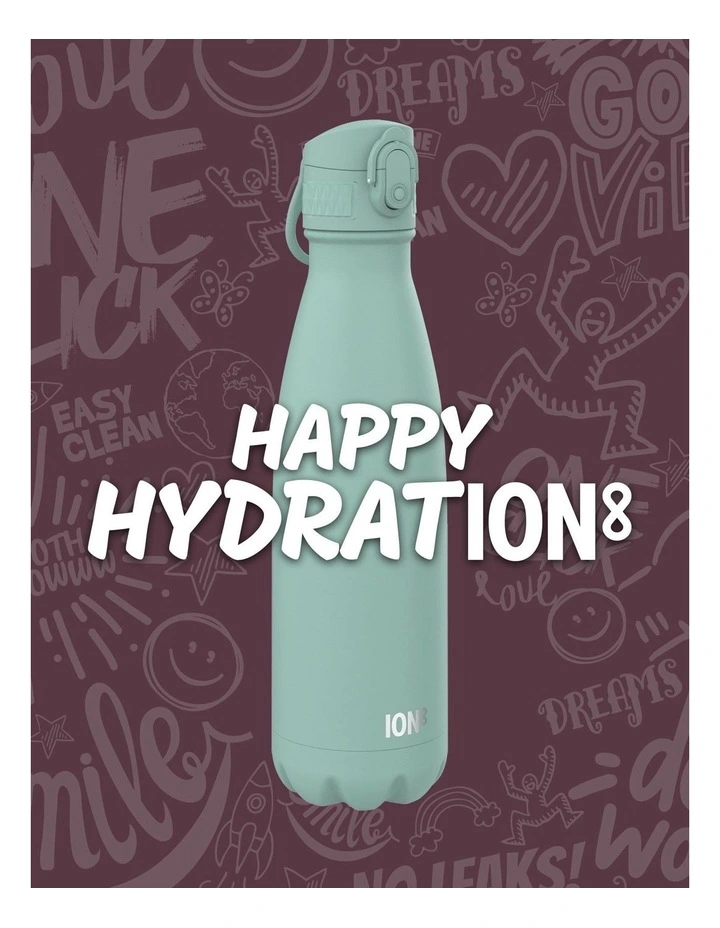 Mini Lid Insulated Steel Bottle 500ml in Turquoise image 7