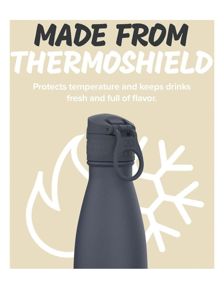 Mini Lid Insulated Steel Bottle 500ml in Ash Navy image 5