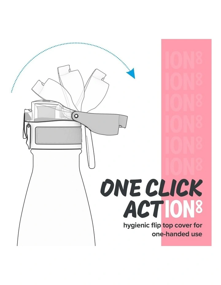 Mini Lid Insulated Steel Bottle 500ml in Rosebloom image 2