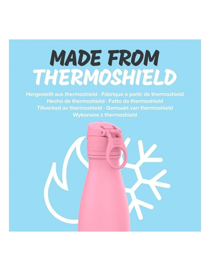 Mini Lid Insulated Steel Bottle 500ml in Rosebloom image 5
