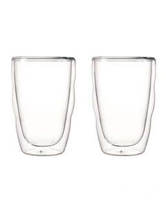 Pilatus Double Wall Glass 6 Pieces Medium 0.35L/12oz in Clear