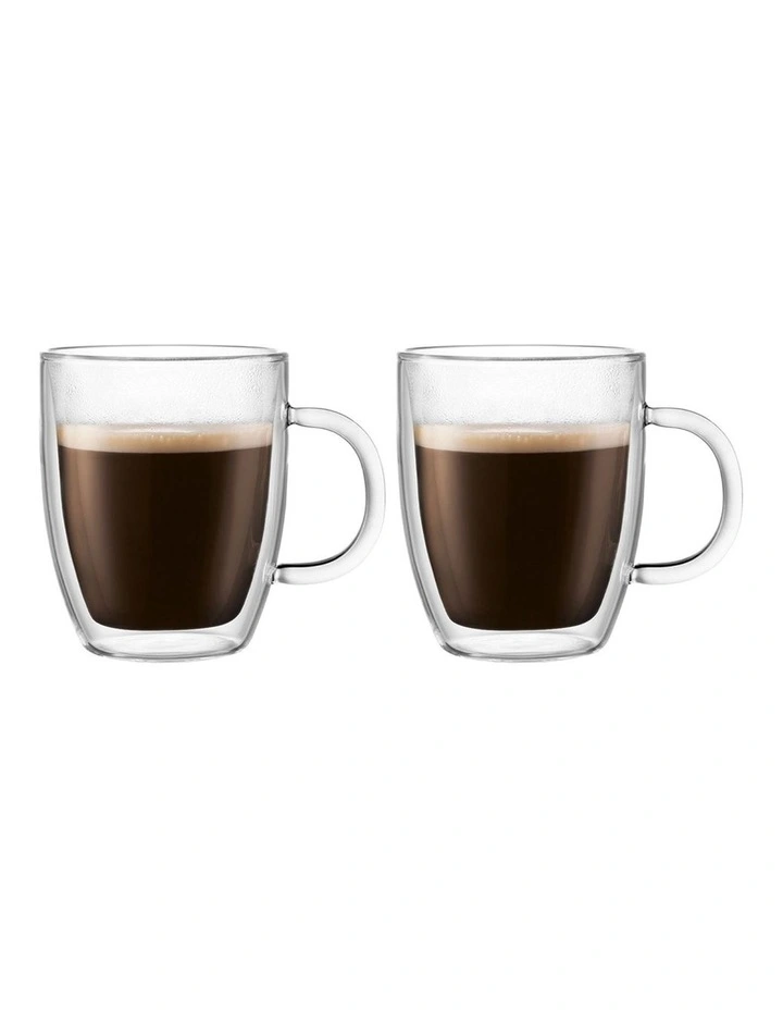 Bistro Double Wall 6 Pieces Mug 0.3L/10oz in Clear image 1