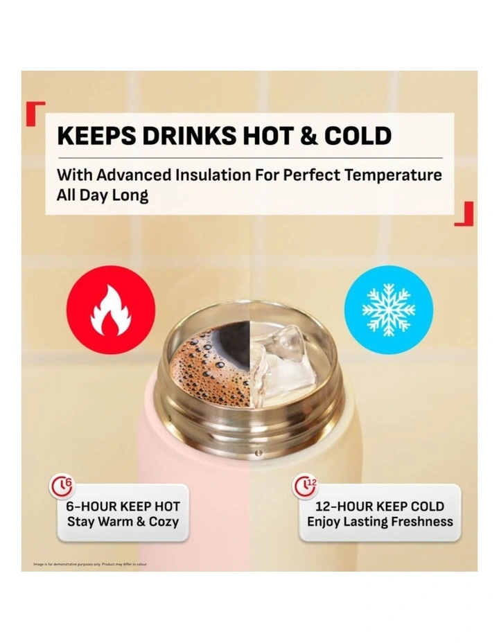 Easy to Go Stainless Steel Drink Bottle 500ml in Pink image 7