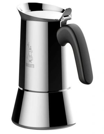 Venus Stainless Steel Induction 10 Cup Coffee Pot in Silver