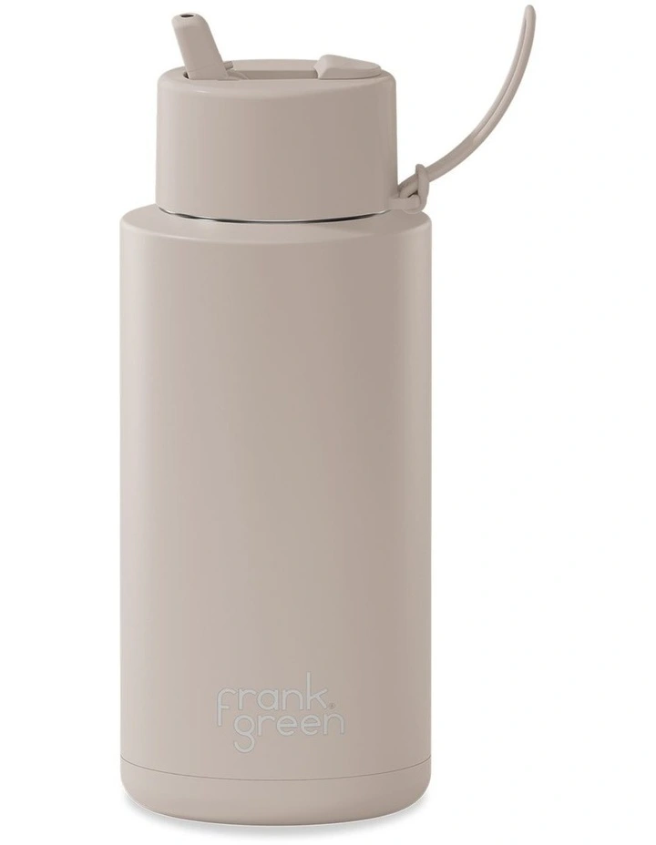 34oz Stainless Steel Reusable Bottle Moon Dust with Flip Straw Lid image 1