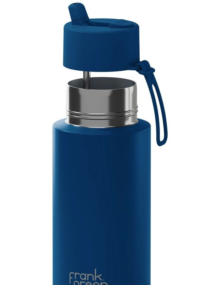 34oz/1L Stainless Steel Reusable Bottle Deep Ocean with Flip Straw Lid image 4