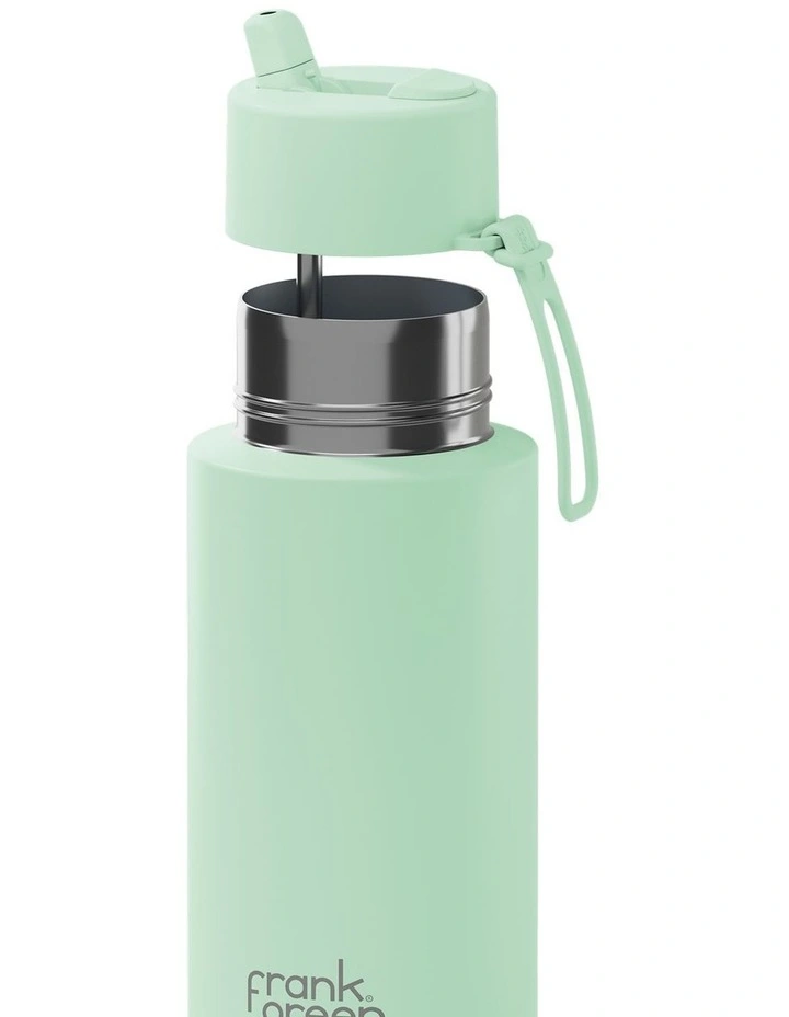 34oz/1L Stainless Steel Reusable Bottle Mint Gelato with Flip Straw Lid image 4