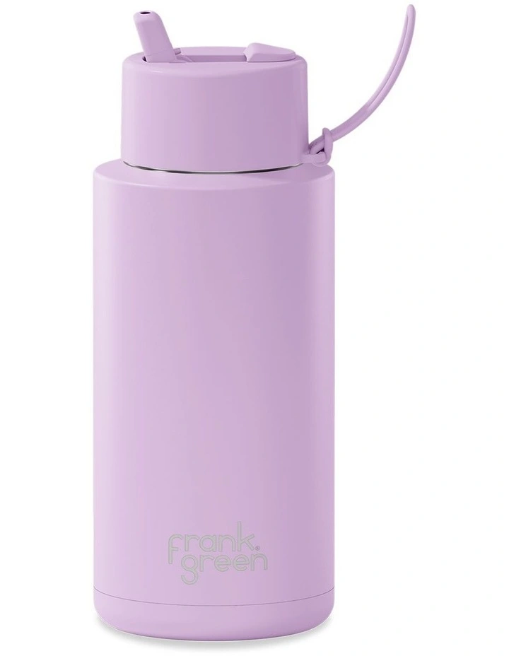 34oz/1L Stainless Steel Reusable Bottle Lilac Haze with Flip Straw Lid image 1