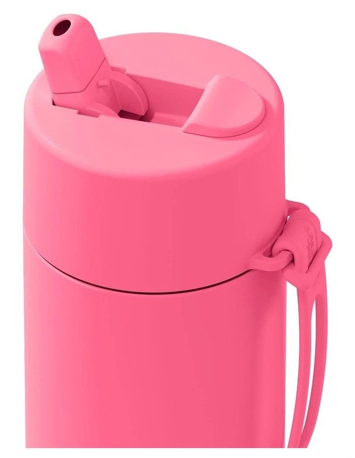 20oz/595ml Stainless Steel Reusable Bottle Bubblegum with Flip Straw Lid image 3