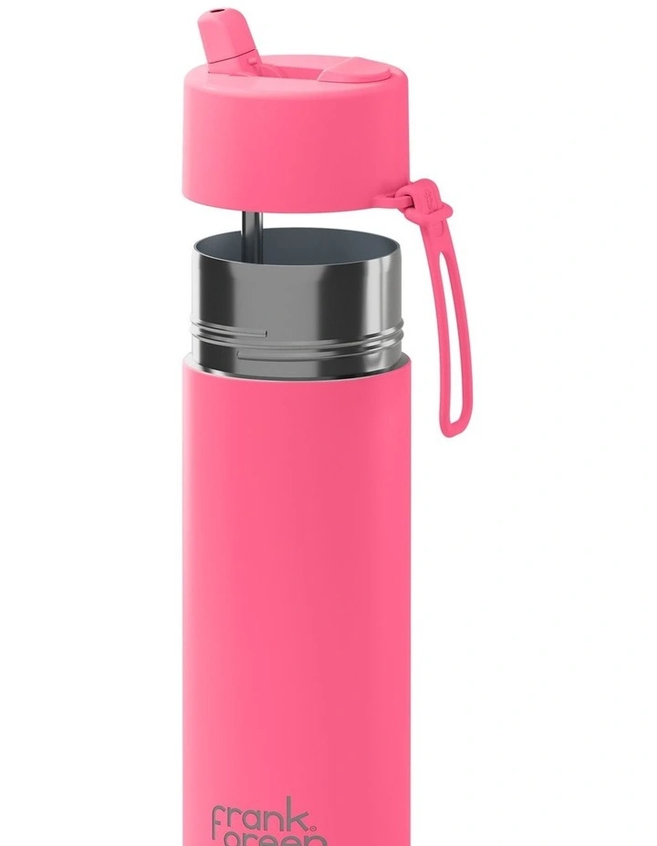 20oz/595ml Stainless Steel Reusable Bottle Bubblegum with Flip Straw Lid image 4