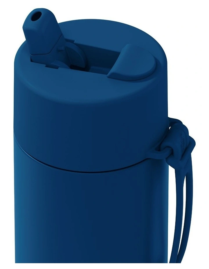 20oz/595ml Stainless Steel Reusable Bottle Deep Ocean with Flip Straw Lid image 3
