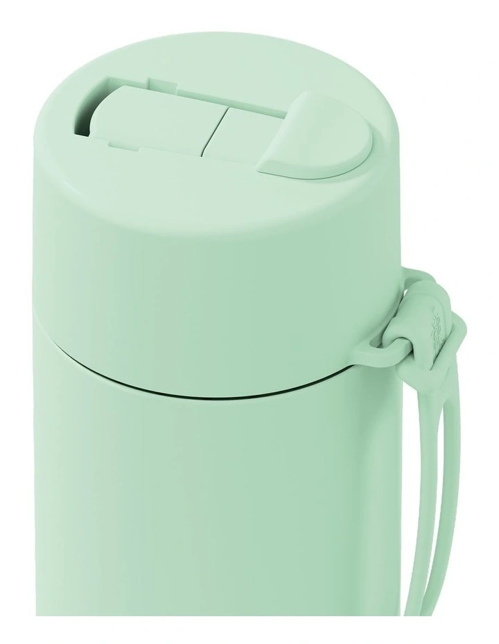 20oz/595ml Stainless Steel Reusable Bottle Mint Gelato with Flip Straw Lid image 2