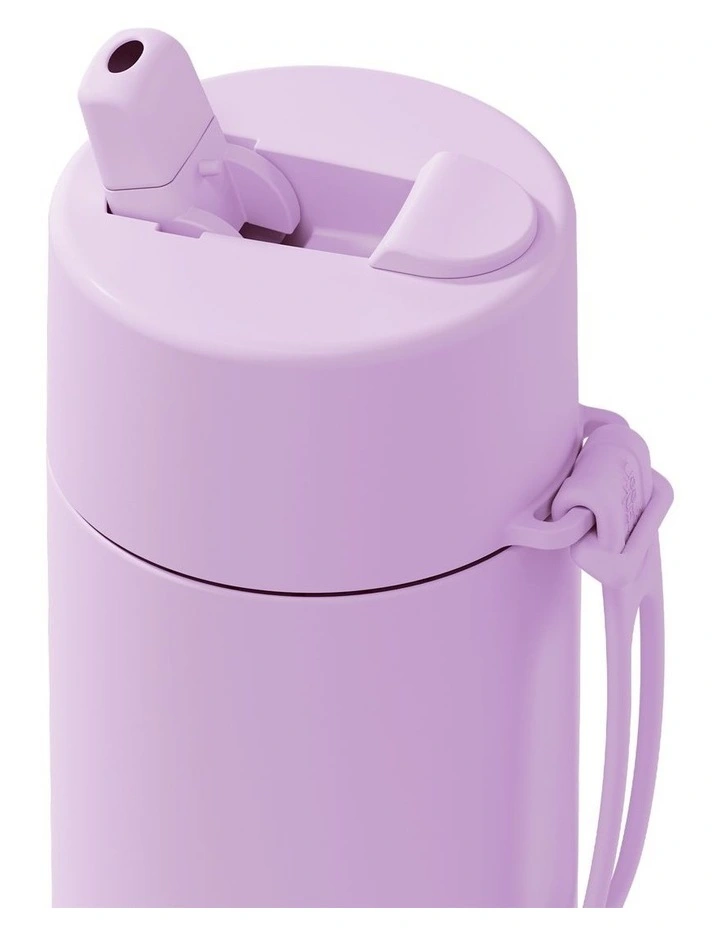 20oz/595ml Stainless Steel Reusable Bottle Lilac Haze with Flip Straw Lid image 3