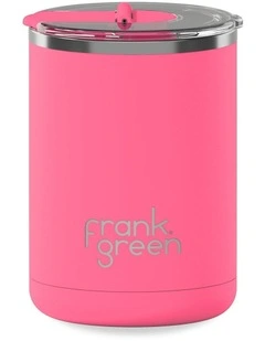 12oz/355ml Coffee Cup with Hinged Screw Lid Bubblegum