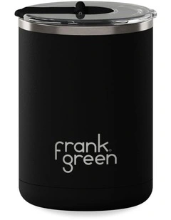 12oz/355ml Coffee Cup with Hinged Screw Lid Midnight