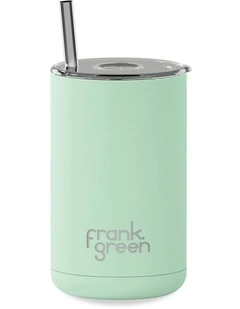 15oz/425ml Iced Coffee Cup with Straw Mint Gelato