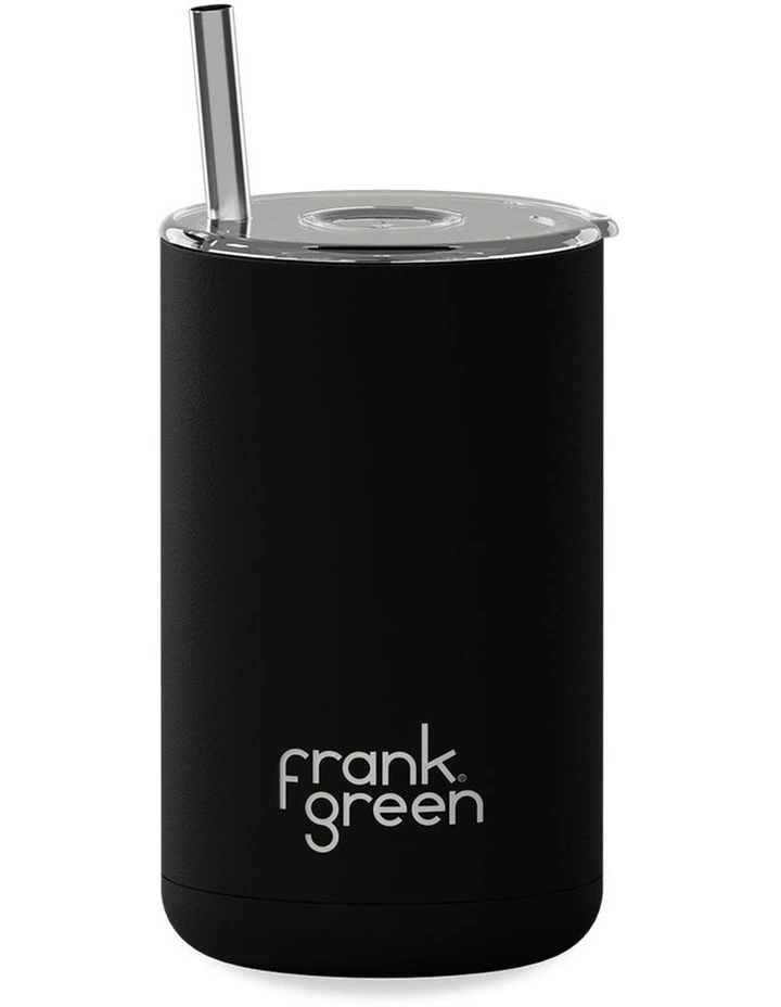 15oz/425ml Iced Coffee Cup with Straw Midnight image 1