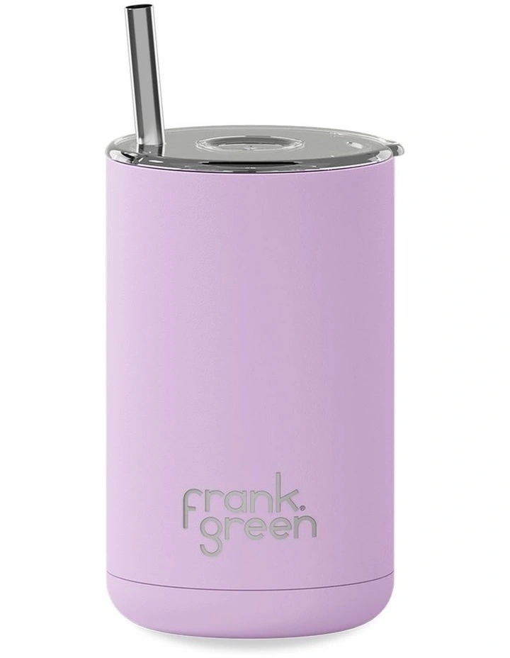 15oz/425ml Iced Coffee Cup with Straw Lilac Haze image 1