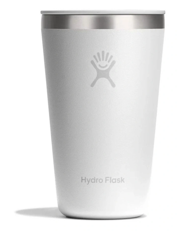 16oz All Around Tumbler Press-In Lid White image 1