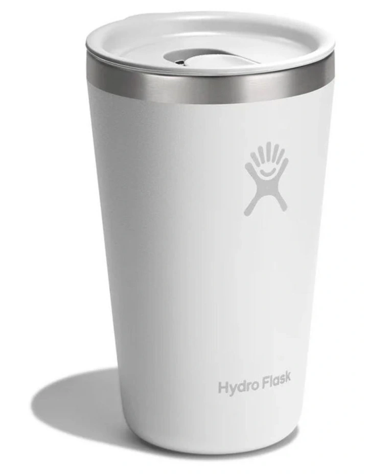 16oz All Around Tumbler Press-In Lid White image 2