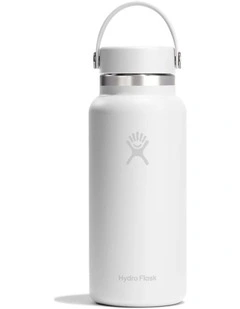 32oz Wide Flex Cap White