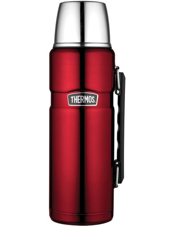 Stainless King Vacuum Insulated 470ml Flask in Red