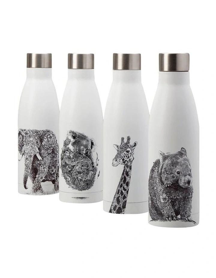 Marini Ferlazzo Giraffe 500ml Double Wall Insulated Bottle White image 2