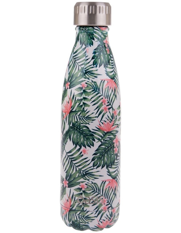 Oasis Stainless Steel Double Wall Insulated Drink Bottle 500ml Bird Of Paradise