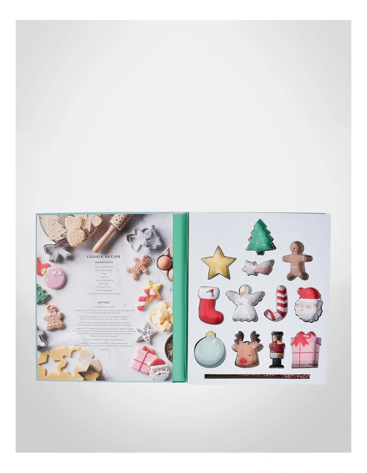 The Cooks Collective Christmas 22 Piece Christmas Cookie Advent