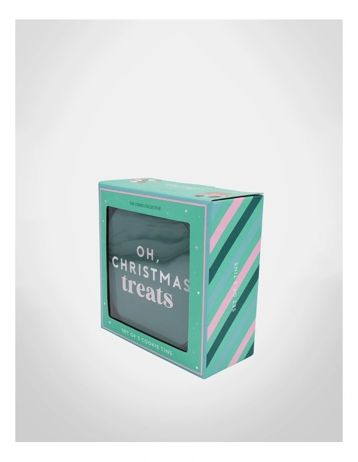 Christmas Cookie Tins Set of 3 image 3