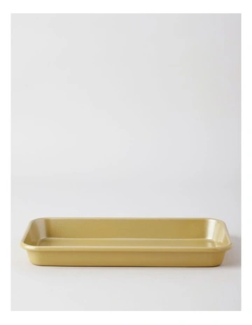 Non-Stick Brownie Pan 32x18x3.5cm - Gold