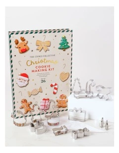 Christmas Cookie Cutter Set of 20 in Silver
