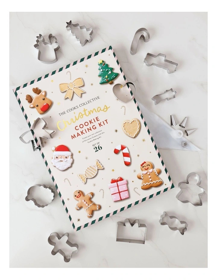 Christmas Cookie Cutter Set of 20 in Silver image 5