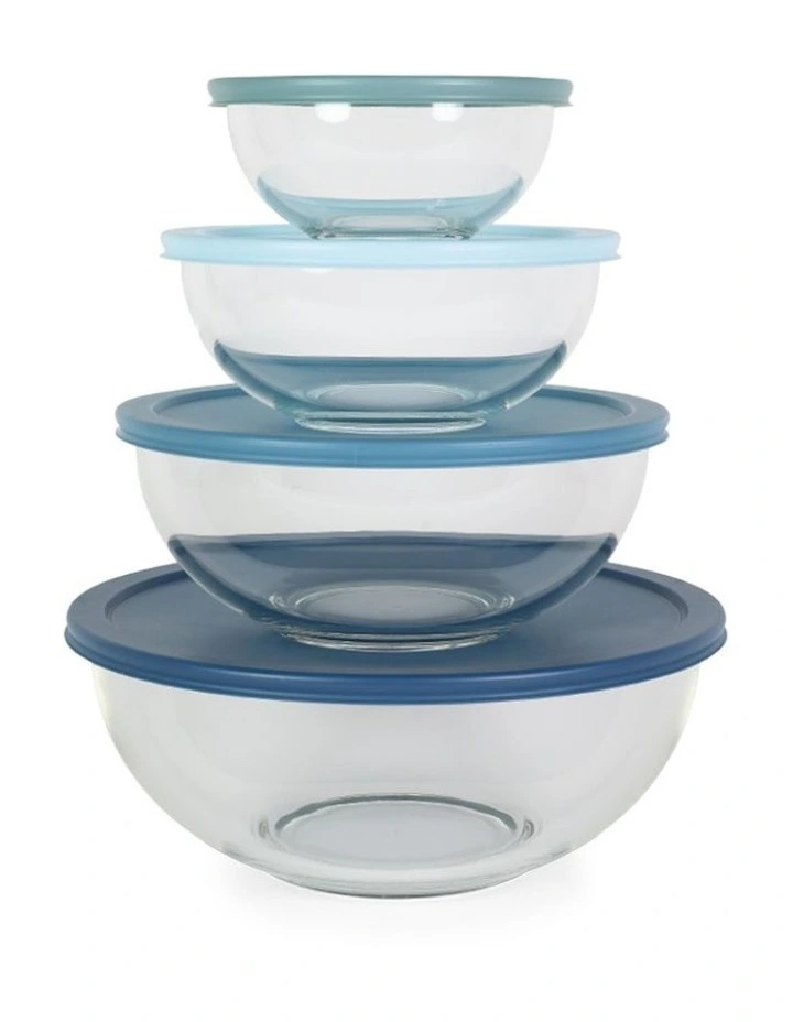 4 Piece Mixing Bowl Set with Lids image 1