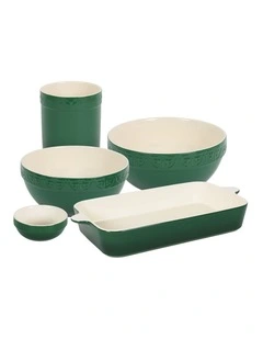 Fleur de Lis Prep Bowl 10cm Green