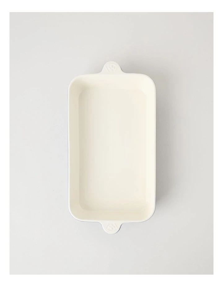 Fluer De Lis Rectangular Baker Blue image 2