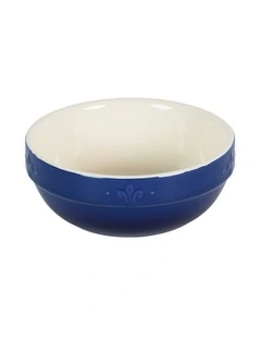 Fleur de Lis Prep Bowl 10cm Blue