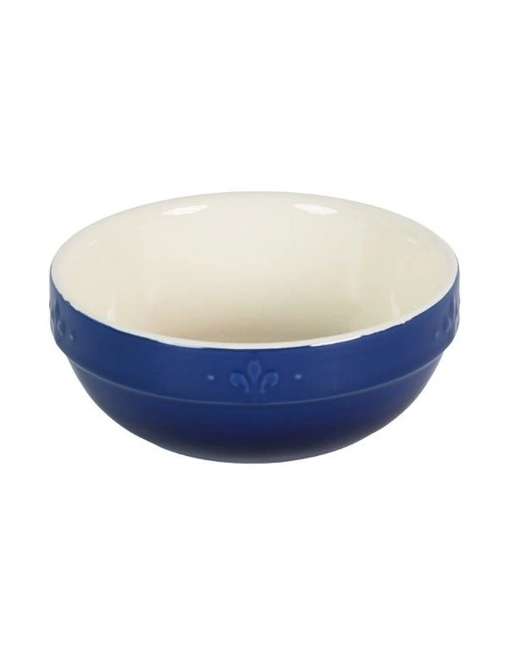 Fleur de Lis Prep Bowl 10cm Blue image 1