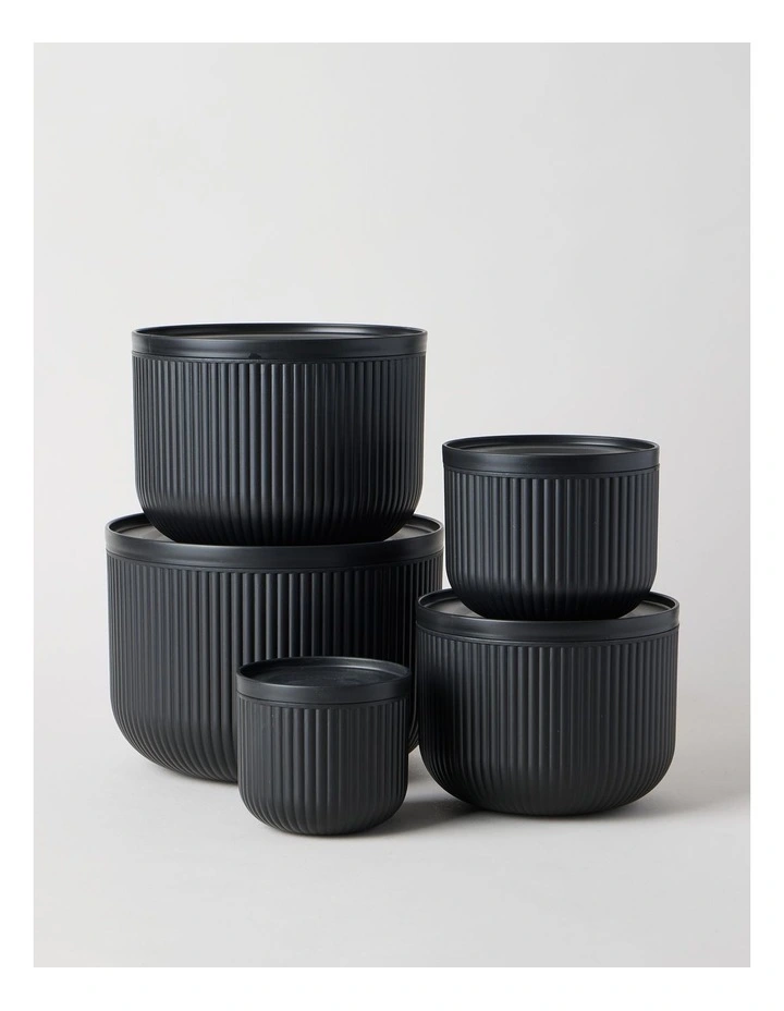 Mixing Bowl 5pc Set in Black image 1