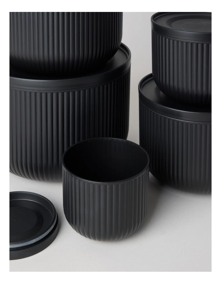 Mixing Bowl 5pc Set in Black image 2