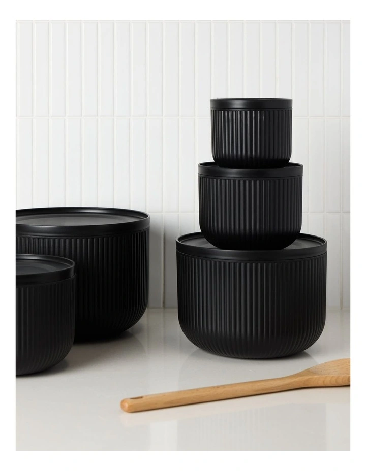 Mixing Bowl 5pc Set in Black image 4