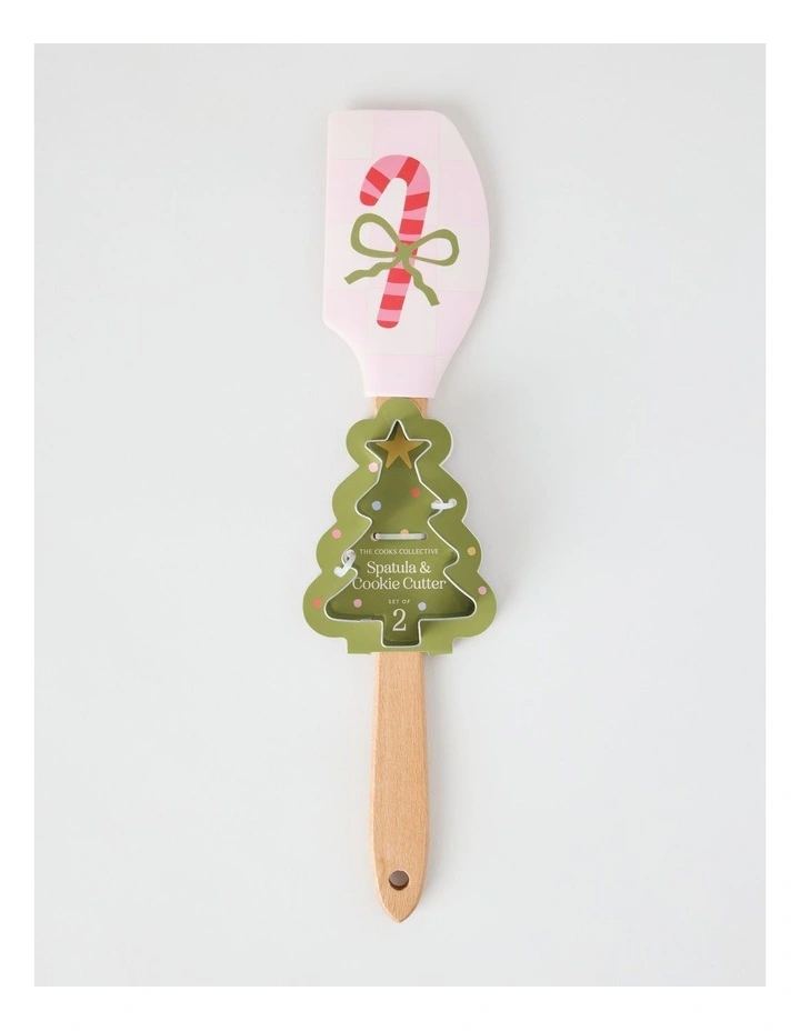 Xmas Spatula & Cookie Cutter Set of 2 image 1
