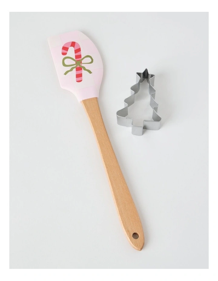 Xmas Spatula & Cookie Cutter Set of 2 image 2