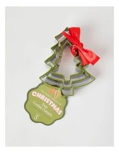 Christmas Tree Cookie Cutter Set of 3