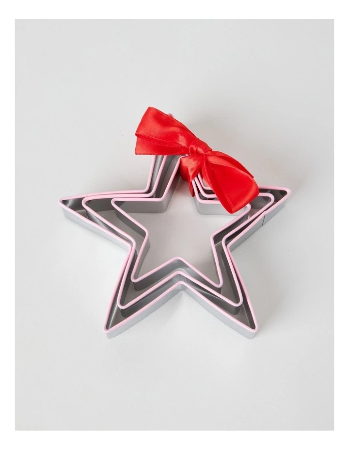 Christmas Star Cookie Cutter Set Of 3 image 2