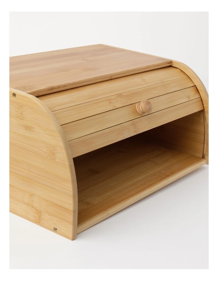 Bamboo Bread Bin in Natural image 2